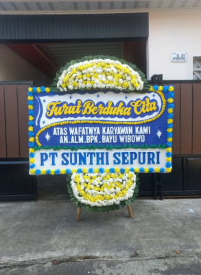 Papan Bunga Duka di Sangaji Utara